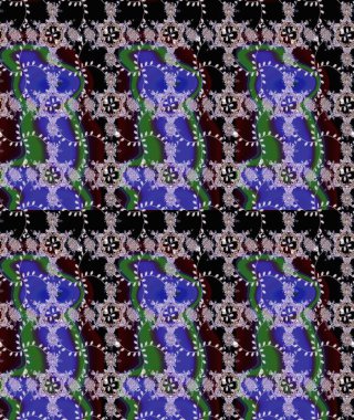 Moda baskıları için zarif bir şablon. Robot resim. Çiçekli yaz çiçekleri. Küçük çiçekte güzel bir desen. Küçük renkli çiçekler. Motley illüstrasyonu.