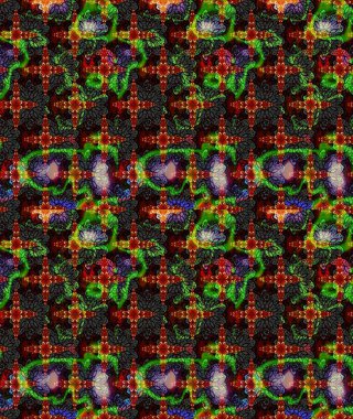 Sevimli çiçek raster deseni. Renkli Bahar Teması eskiz kalıbı. Siyah renkli çiçekler. Düz Çiçek Elementleri Tasarımı.