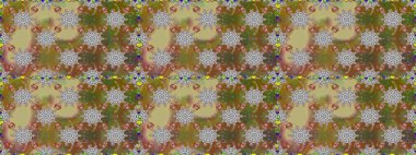 Kusursuz Vintage Çiçek Deseni. Raster Kalça dokusu deseni.