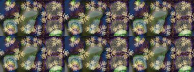 Gri renkli güzel çiçekli eskiz deseni, suluboya çiçek deseni, duvar kağıdı, kart ya da kumaş için fayanslı. Raster..