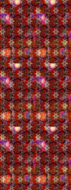 Kahverengi, kırmızı ve pembe renklerde çiçekler. Bahar mevsimi. Tatil havası. Raster güzel bir çiçek deseni çizmiş. Nazik romantik baskı.