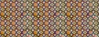 Sketch Floral Pattern in Raster illustration. Fancy fabric pattern. Colour Spring Theme sketch pattern Background. Flat Flower Elements Design.