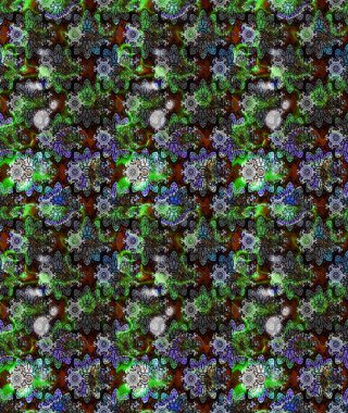 -Gri çiçekler. Çiçek arkaplan. Raster deseni. Çiçek kompozisyonu. Doğa. Küçük çiçekte güzel bir desen var. Çiçek kolajı.