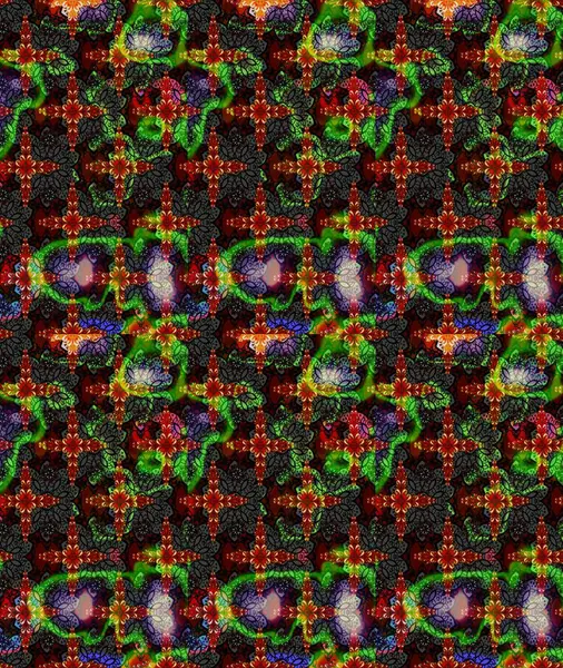 Sevimli çiçek raster deseni. Renkli Bahar Teması eskiz kalıbı. Siyah renkli çiçekler. Düz Çiçek Elementleri Tasarımı.