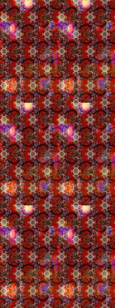 Kahverengi, kırmızı ve pembe renklerde çiçekler. Bahar mevsimi. Tatil havası. Raster güzel bir çiçek deseni çizmiş. Nazik romantik baskı.