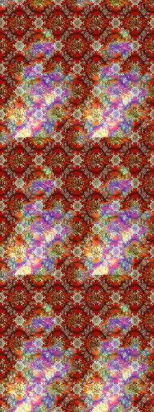 Kahverengi, kırmızı ve nötr arkaplanda. Elle çizilmiş çiçek desenli Raster çizimi. Tekstil, kumaş, ambalaj, hatıra defteri için hoş bir çiçek arkaplanı. Çocuksu tasarım.