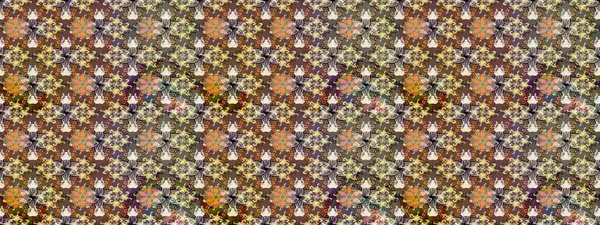 Sketch Floral Pattern in Raster illustration. Fancy fabric pattern. Colour Spring Theme sketch pattern Background. Flat Flower Elements Design.