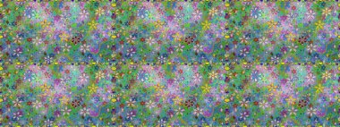 Raster resim. Sorunsuz. Sevimli çiçek desenli küçük çiçek.