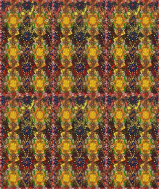 Nazik, sevimli çiçek arkaplanı. Çiçekli karalama şeklinde Raster çiçek deseni. Kahverengi ve sarı renkte çiçekler.