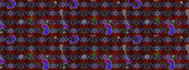 Halk tarzı. Moda baskıları için zarif bir şablon. Renkli çiçekli ve yapraklı harika bir çiçek deseni çizmişsin. Modern çiçek arkaplanı.