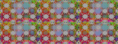 Raster illüstrasyonu. Suluboya, elle çizilmiş. Gri ve kahverengi yapraklı yabani çiçekler. Kusursuz arkaplan deseni.