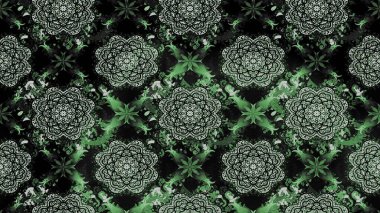 Küçük çiçekteki sevimli çiçek deseni. Raster illüstrasyonu. Çizim.