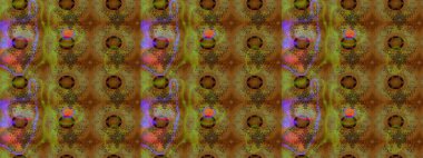 Kahverengi renkte çiçekli çiçek deseni. Suluboya tarzında kahverengi renkte çiçekler.