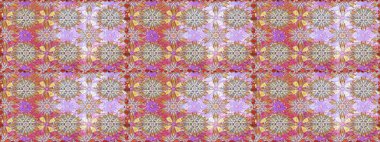 Raster. Tarafsız ve bej renklerde güzel çiçeklerle kusursuz desen, suluboya çiçek deseni, duvar kağıdı, kart veya kumaş için fayanslı.