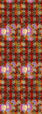 Renkli çiçekler. Çiçekli karalama şeklinde Raster çiçek deseni. Nazik, narin çiçek arkaplanı.