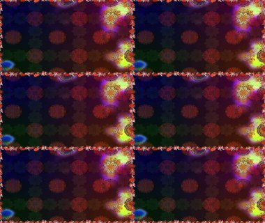 Çizgisiz desen. Raster Moda kumaş deseni. Şirin çiçekler..