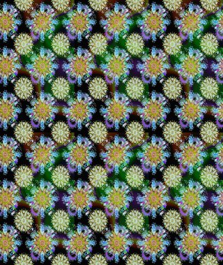 Çiçekli el, pürüzsüz desen çizmiş. Modern gelişim, nötr ve yeşil raster arka plan duvar kağıdı çizimi, klasik çizgiler, desenli desenli çiçekler, çiçekli süsler..