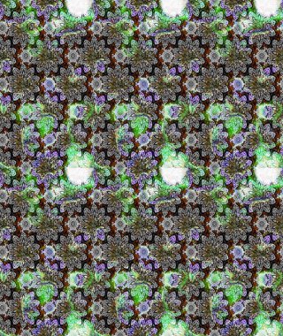 Gri renkli çiçekler. Elle boyanmış suluboya resim çizimi çiçekler ve bitkiler.