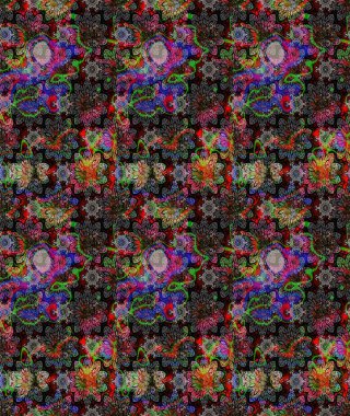 Raster şirin suluboya çiçek desenleri çiziyor. Büyük bir çiçek boyası seti. Kartlar, davetiyeler, tarih kartları ve daha fazlası için kullanılabilir.