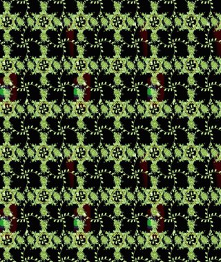 Raster illüstrasyonu. Küçük çiçekli şirin bir desen. Çiçek ve yapraklı çiçek deseni.