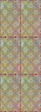 Suluboya etkisi. Organik elementler. Raster deseni. Botanik kusursuz desen.