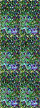 Küçük ölçekli çiçek basit şirin desende. Üretim, duvar kağıdı, baskı, hediye paketi ve scrapbooking Tekstil veya kitap için çiçek sorunsuz arka plan kapsar. Raster illüstrasyon.