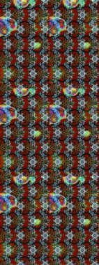 Renkli Bahar Teması eskiz kalıbı. Düz Çiçek Elementleri Tasarımı. Kırmızı renkte çiçekler. Çiçek desenli eskiz, yaz çiçekleri..