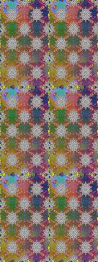 Suluboya kusursuz desen. Moda baskısı. Dekorasyon ve tasarım için güzel bir desen. Eski model. Çiçeğin suluboya çizimlerinin zarif deseni.