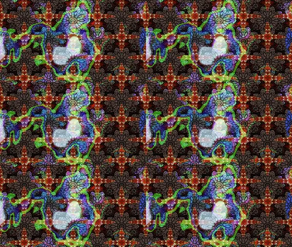 Etnik Mandala süsleme. Kullanılabilir Tekstil, tebrik kartı, boyama kitabı, telefon durumda yazdırma için. Raster kına dövme tarzı. Hint çiçek desenli madalyon desen.