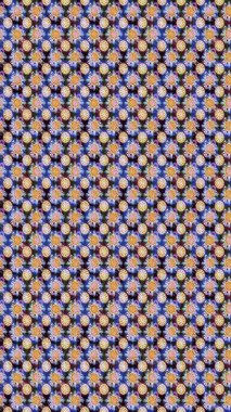 Çiçeklerle kusursuz desen. Suluboya çizimi. Tarafsız ve mavi renkte çiçekler. El çizimi.