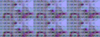 Mavi renkli çiçekler. Sevimli çiçek raster deseni. Renkli Yaz Temalı eskiz kalıbı. Düz Çiçek Elementleri Tasarımı.