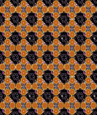 Elle boyanmış suluboya resim çizimleri, çiçekler ve bitkiler. Siyah renkte çiçekler.