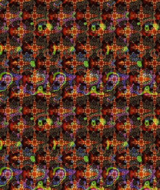 Kahverengi renklerde. Anti-stres için soyut örnek sayfası. Raster illüstrasyonu.