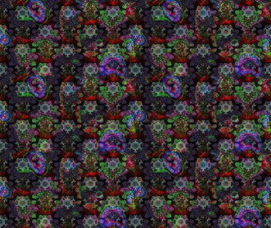 Poster ya da kapak için arka plan. Tekstil için figür. Davetiye ve kartpostal tasarımı için dekoratif çiçek unsurları. Yapraklı çizim şekli. Sevimli zarif çiçekler Raster illüstrasyonu.