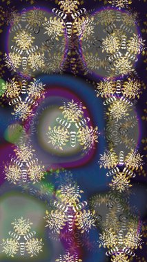 Tekstil, tebrik kartı, boyama kitabı, telefon kılıfı baskısı için kullanılabilir. Raster Henna dövme stili. Kızılderili desenli desenli desenli şal deseni. Etnik Mandala süsü.