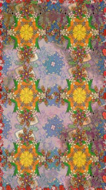 Tony 'nin kumaş kalıbını çiz. Küçük çiçekteki sevimli çiçek deseni. Modaya uygun kumaş deseni. Raster illüstrasyonu.