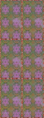 Çizgisiz desen. Raster Moda kumaş deseni. Şirin çiçekler..