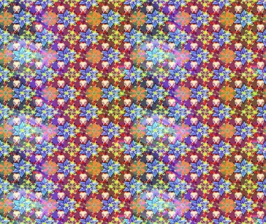 Davetiye ve kartpostal tasarımı için dekoratif çiçek unsurları. Yapraklı çizim şekli. Tekstil için figür. Poster ya da kapak için arka plan. Sevimli zarif çiçekler Raster illüstrasyonu.