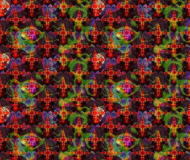 Sevimli küçük çiçek desenle. Raster resim. Çiçek desenli çiçek ve yaprakları ile.