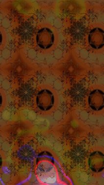 Suluboya, elle çizilmiş. Eskiz arkaplan modeli. Raster - stok. Vadinin çiçekleri kahverengi renklerde.