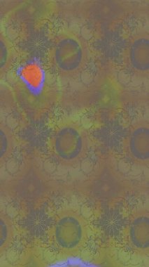 Eskiz geçmişi. Raster. Eski usul. Raster illüstrasyonu. Tomurcukları çiçek olan sevimli bir çiçek deseni. Kumaş, tekstil ve duvar kağıdı baskısı için..