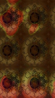 Kahverengi ve gri renkte çiçekler. Eskiz arkaplan modeli. Raster hisseleri. Suluboya, elle çizilmiş.