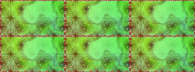 Çiçeksiz desenli nakış işlemeli gelincikler ve vadideki zambaklar. Tekstil tasarımı için geleneksel Raster çiçek buketi yeşil ve kahverengi renkler.