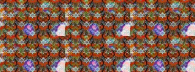 Renkli Bahar Teması eskiz kalıbı. Düz Çiçek Elementleri Tasarımı. Raster illüstrasyonundaki çiçek desenli çizim. Süslü kumaş deseni.