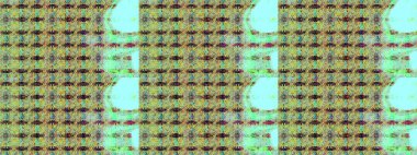 Düz Çiçek Elementleri Tasarımı. Renkli Bahar Teması eskiz kalıbı. Çiçek desenli çizim. Raster illüstrasyonu. Güzel kumaş deseni. Asya tekstil tarzında.