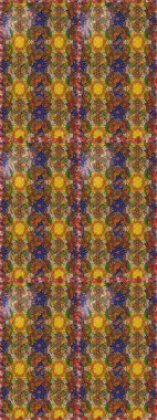 Kahverengi renkte çiçekli çiçek deseni. Suluboya tarzında kahverengi renkte çiçekler.