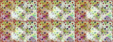 Arkaplan dokusu, duvar kâğıdı, çiçek teması. Tarafsız ve bej renklerde. Kabile sanatı boho baskısı, klasik çiçek arkaplanı. Soyut etnik raster pürüzsüz desen.