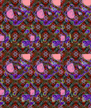 Kahverengi renkli çiçekler. Renkli Bahar Teması eskiz kalıbı. Güzel çiçek deseni. Düz Çiçek Elementleri Tasarımı.