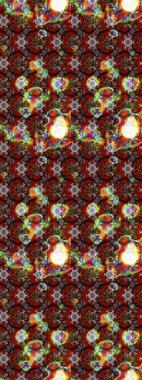 Raster illüstrasyonundaki çiçek desenli çizim. Suluboya tarzında renkler üzerine çiçekler.