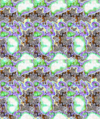 Küçük çiçekteki sevimli çiçek deseni. Raster illüstrasyonu. Güzel kumaş deseni. Güzel karalamalı çiçek deseni çiz..